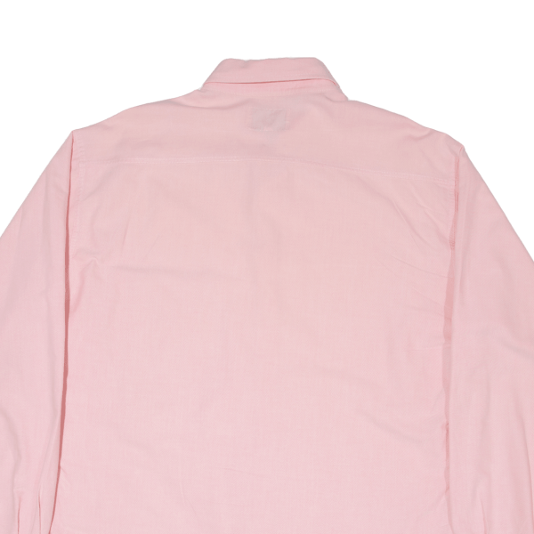 ARMANI JEANS Mens Plain Shirt Pink Long Sleeve L Online now