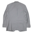 BALMAIN Mens Blazer Jacket Grey Wool XL Fashion