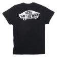 VANS Womens T-Shirt Black XS Online Sale