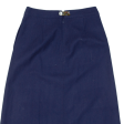 BODEN Workwear Lined Womens A-Line Skirt Blue Midi UK 8 on Sale