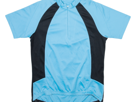 CRANE Cycling Full Zip Womens Jersey Blue 1 4 Zip S Hot on Sale