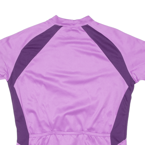 CRANE Cycling Womens Jersey Purple 1 4 Zip UK 14 on Sale