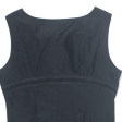 KAREN MILLEN Womens Vest Black Sleeveless UK 10 Cheap