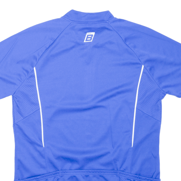 CRIVIT Cycling Shirt Mens Jersey Blue 1 4 Zip L Sale