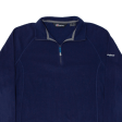 BERGHAUS Womens Fleece Blue 1 4 Zip UK 14 For Cheap