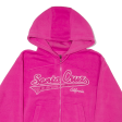 PACBLUE Santa Cruz Womens Pink Hoodie Full Zip XS For Cheap