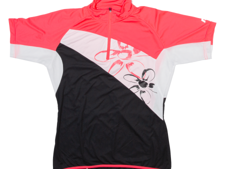 Cycling Womens Jersey Pink 1 4 Zip L on Sale