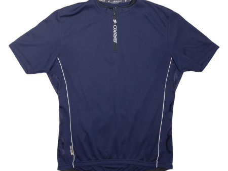 BRIKO Cycling Shirt Mens Jersey Blue 1 4 Zip L Online