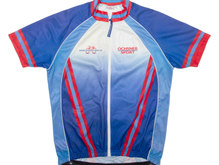 BIKE HOLIDAY Cycling Full Zip Mens Jersey Blue L Online