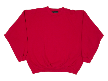 ACTIVE ENERGY Mens Sweatshirt Red XL on Sale