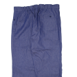 Workwear Mens Trousers Blue Relaxed Straight W40 L27 Fashion