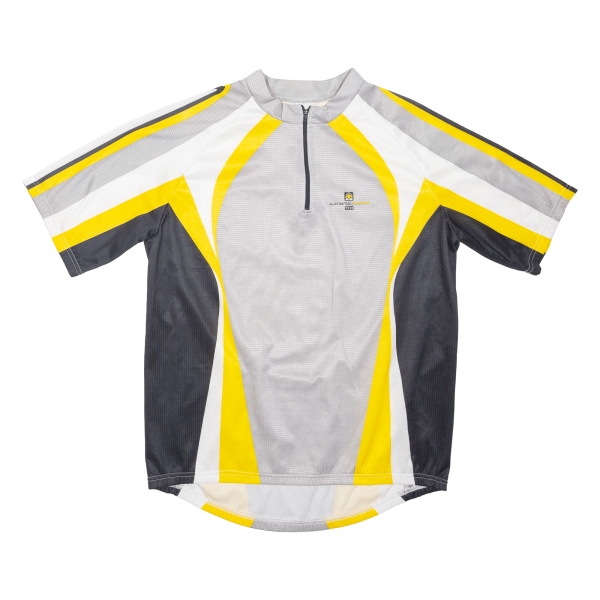 AUTHENTIC MOVE Cycling Shirt Mens Jersey Silver 1 4 Zip L Sale