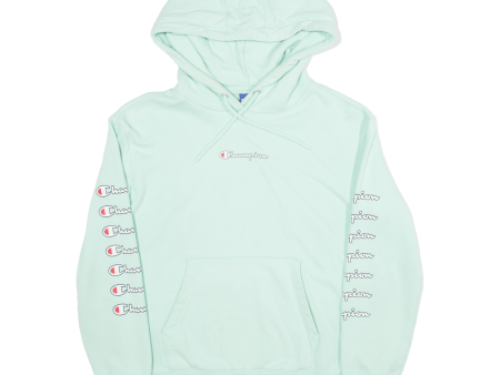 CHAMPION Womens Green Hoodie M Cheap