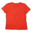 TOMMY HILFIGER Mens T-Shirt Orange S Online Sale