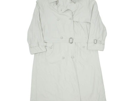 Belted Womens Trench Coat Beige L Sale