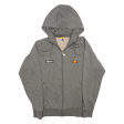 ELLESSE Mens Grey Hoodie Full Zip S Hot on Sale