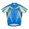 CRANE Cycling Shirt Mens Jersey Blue High Neck XL Supply