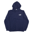 PUMA Mens Blue Hoodie S Online