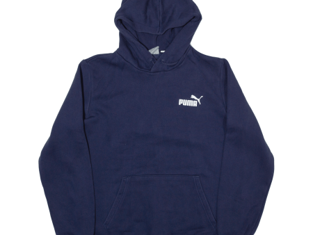 PUMA Mens Blue Hoodie S Online