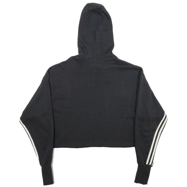 ADIDAS Cropped Womens Black Hoodie XS Sale