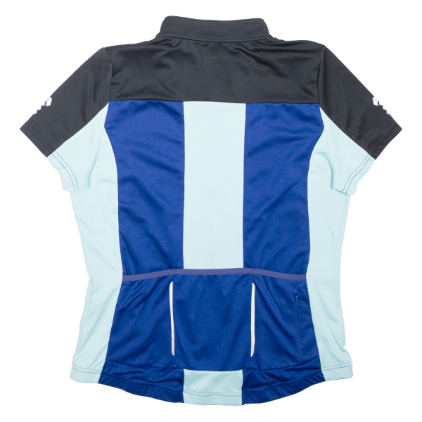 CRIVIT Full Zip Cycling Shirt Mens Jersey Blue L on Sale