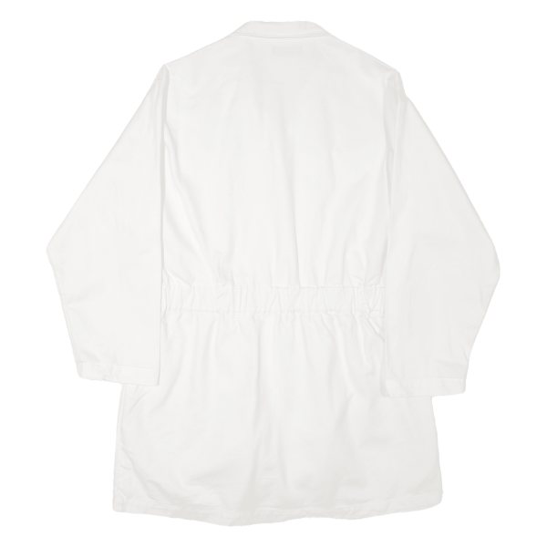 ZARA Womens Shirt Dress White Long Sleeve Knee Length XL Supply