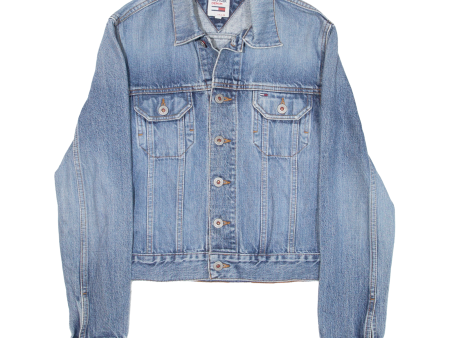 TOMMY HILFIGER Mens Denim Jacket Blue S Discount