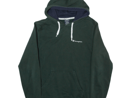 CHAMPION Mens Green Hoodie S Cheap