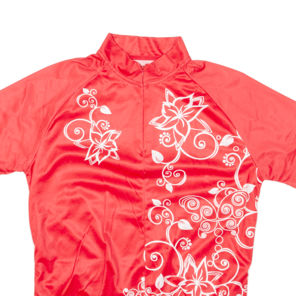 CRANE Cycling Mens Jersey Red 1 4 Zip M Online now