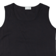 BONITA Ribbed Stretch Tank Womens Tops Top Black Sleeveless L Online Sale