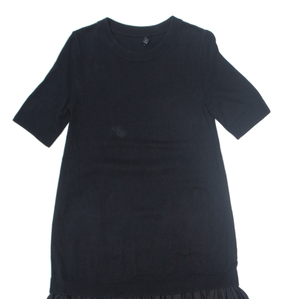 COS Womens T-Shirt Dress Black Short Sleeve Midi XS Supply