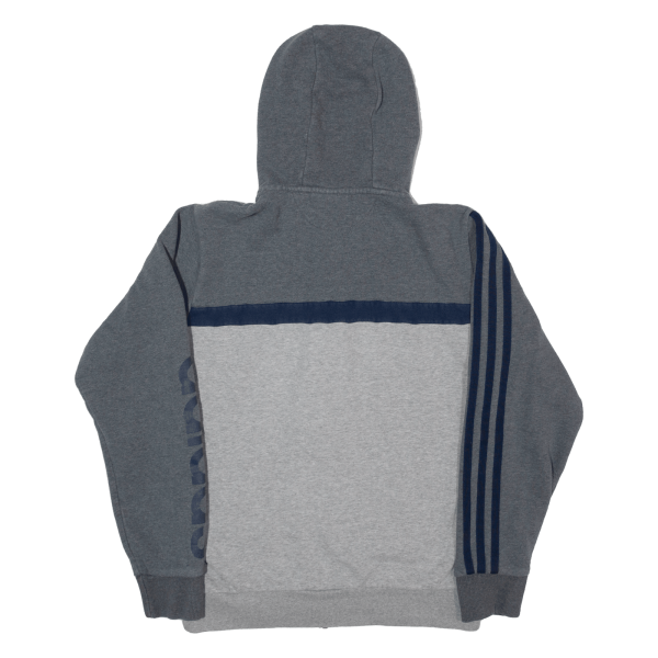 ADIDAS Mens Grey Hoodie Full Zip S Hot on Sale