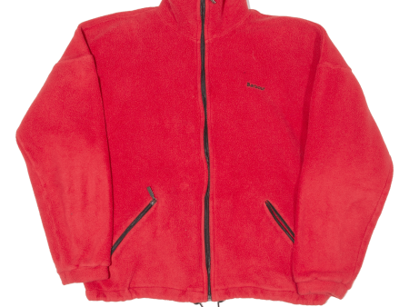 BARBOUR Mens Fleece Jacket Red S Fashion