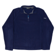 BERGHAUS Womens Fleece Blue 1 4 Zip UK 14 For Cheap