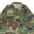 AMERICAN APPAREL INC Woodland Mens Military Jacket Brown Camouflage S Online now