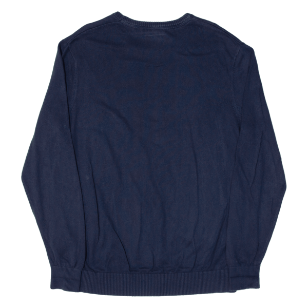 TIMBERLAND Mens Jumper Blue Tight Knit L Online