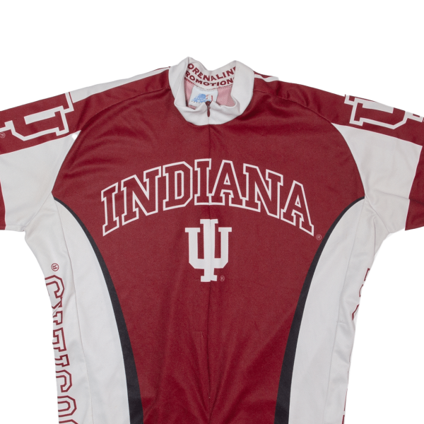 ADRENALINE Cycling Indiana Mens Jersey Red 1 2 Zip M For Discount