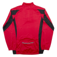 CRANE Cycling Mens Jersey Red Long Sleeve 1 4 Zip L Hot on Sale