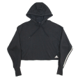 ADIDAS Cropped Womens Black Hoodie XS Sale