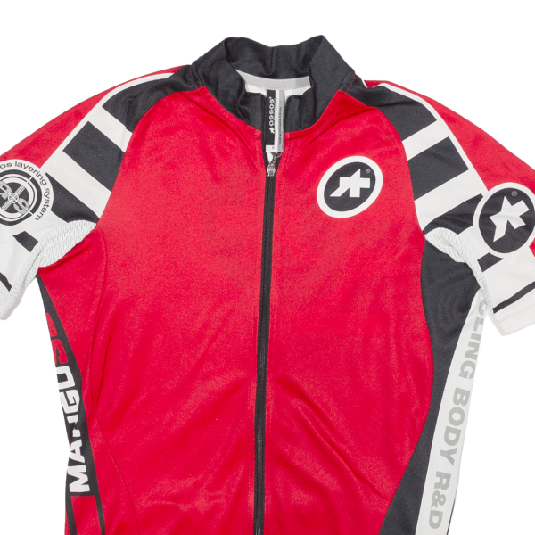 ASSOS Cycling Shirt Mens Jersey Red High Neck S For Discount