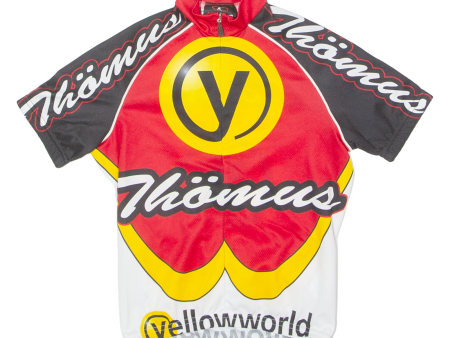 KEIDO Thomas Cycling Boys Jersey Red 1 2 Zip 3Y Online now