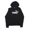 PUMA Mens Black Hoodie M Fashion