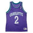 CHAMPION Charlotte Hornets 2 L. Johnson Womens Jersey Purple Sleeveless USA M For Cheap