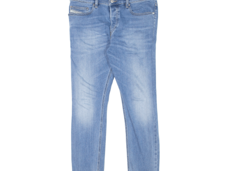 DIESEL D-Luster Mens Jeans Blue Slim Straight Stone Wash W30 L27 Hot on Sale