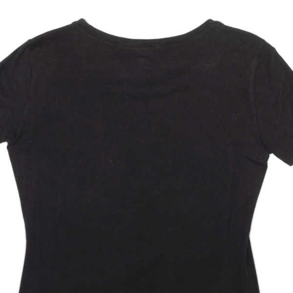 ARMANI JEANS Womens T-Shirt Black XXS Sale