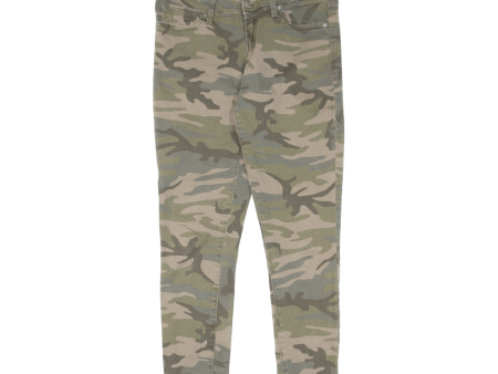 LEVI S 711 Camo Womens Jeans Green Slim Skinny W26 L26 Hot on Sale