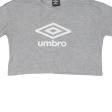 UMBRO Cropped Womens T-Shirt Grey XS For Discount