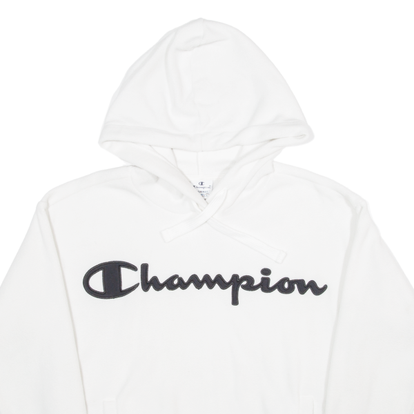 CHAMPION Fleece Womens White Hoodie XS Discount