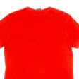 CHAMPION Mens T-Shirt Red USA Crew Neck S Online Hot Sale