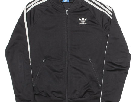 ADIDAS ORIGINALS Womens Track Jacket Black UK 8 Online Sale